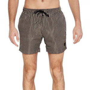 Шорты Boss Logo-Label Swim Shorts with Seasonal Pattern