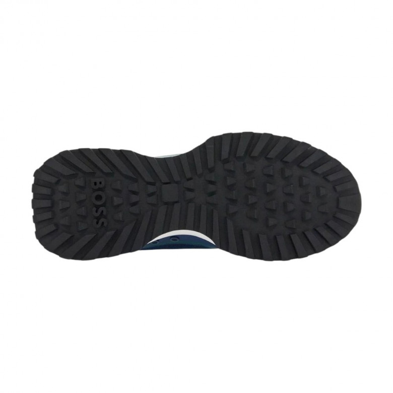 Кроссовки Boss Mixed-Material Trainers With Large Side-Panel Logo 5