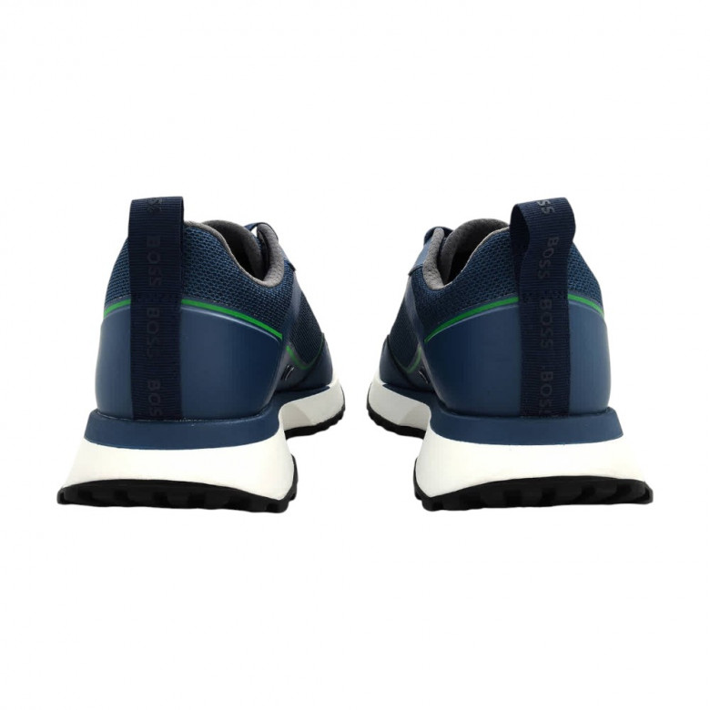 Кроссовки Boss Mixed-Material Trainers With Large Side-Panel Logo 2