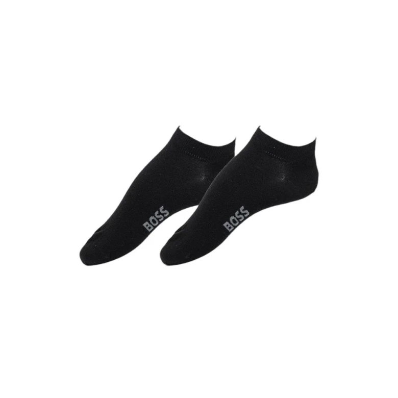 Носки Boss Two-Pack of Ankle-Length Socks with Logo Details