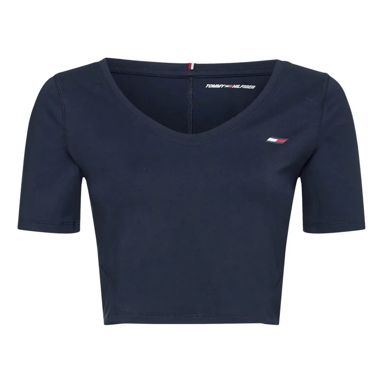 Футболка Tommy Hilfiger Cropped Fitted Tee