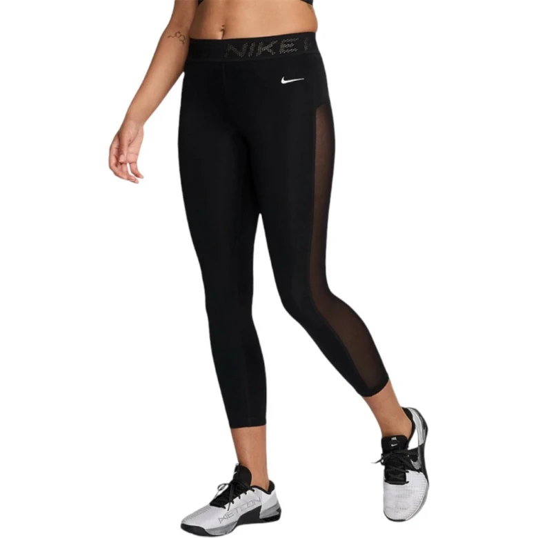 Леггинсы Nike W Np Df Mr 7/8 Mesh Tight