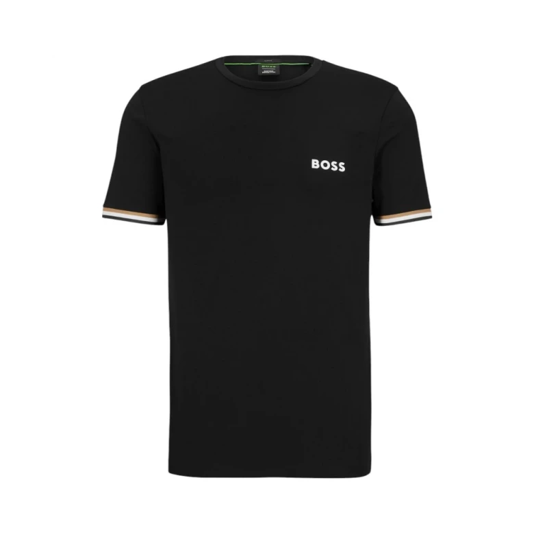 Футболка Boss X Matteo Berrettini Logo Crew-Neck T-Shirt With Signature Stripes 4