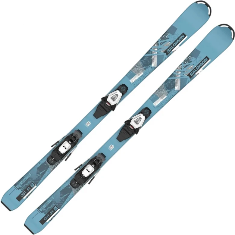 Лыжи Salomon Ski Set Pm Qst Jr S + C5 Gw J75 Pn B 100 1