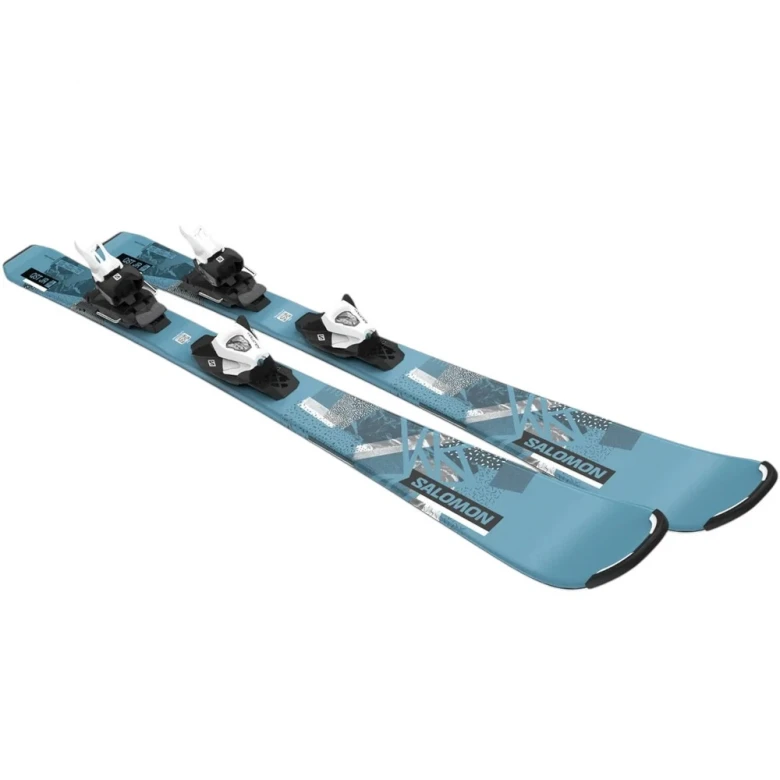 Лыжи Salomon Ski Set Pm Qst Jr S + C5 Gw J75 Pn B 100 3