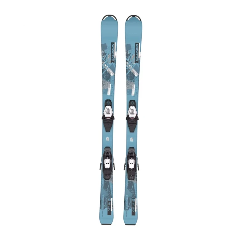 Лыжи Salomon Ski Set Pm Qst Jr S + C5 Gw J75 Pn B 100