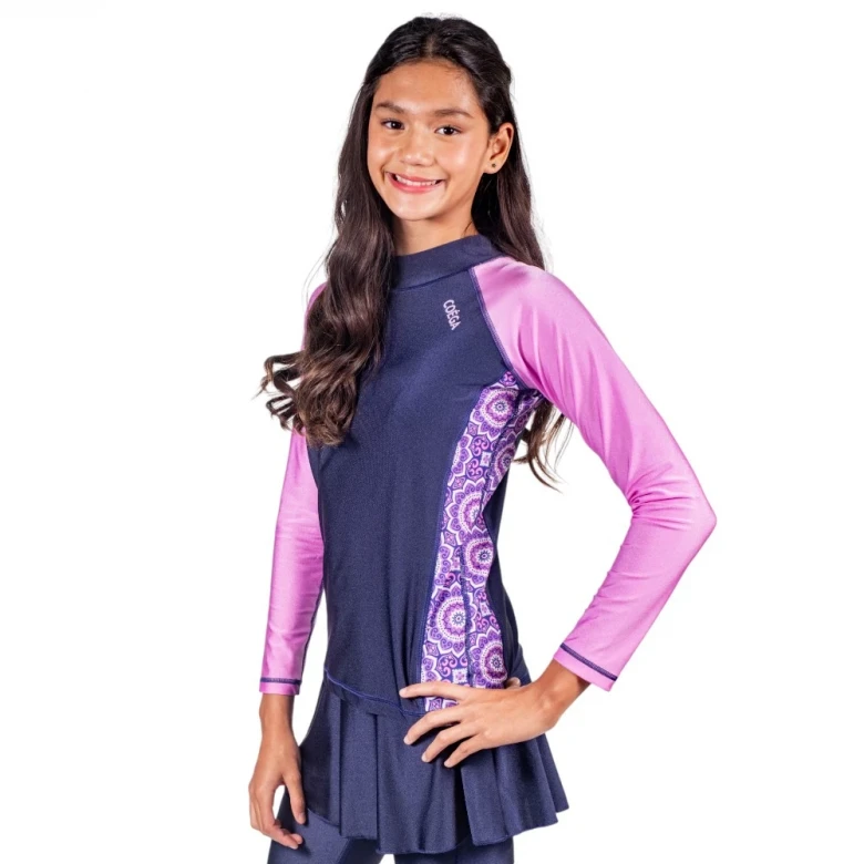 Футболка Coega Rashguard Long Sleeve-Regular AOP Sides