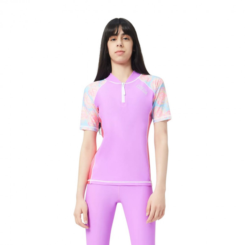 Футболка Coega Rashguard Short Sleeve with Zip