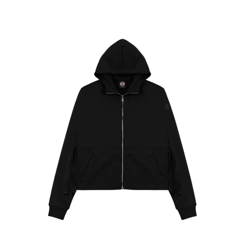 Full-Zip Sweatshirt With Drawstring Waist