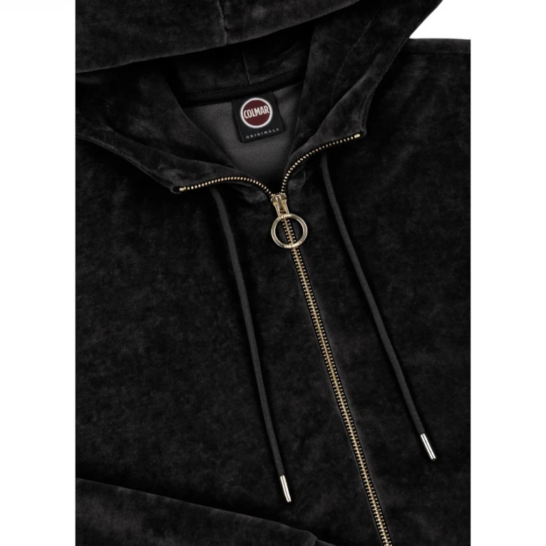 Diagonal-Weave Sweatshirt With Zip 2