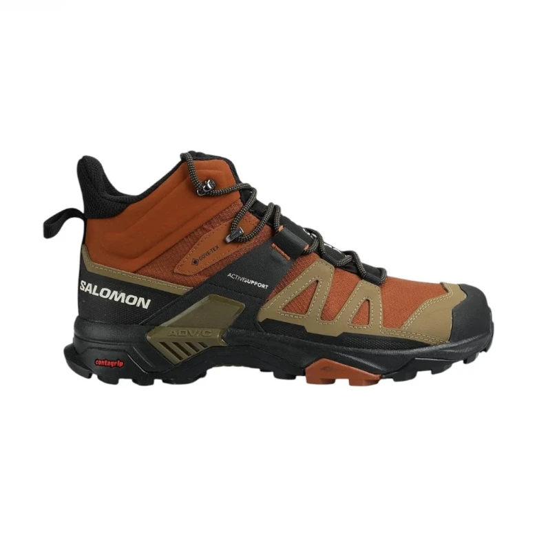 Кроссовки Salomon X Ultra 4 Mıd Gtx Kahve Erkek Gore-Tex Outdoor Bot