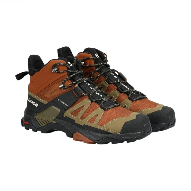 Кроссовки Salomon X Ultra 4 Mıd Gtx Kahve Erkek Gore-Tex Outdoor Bot 1