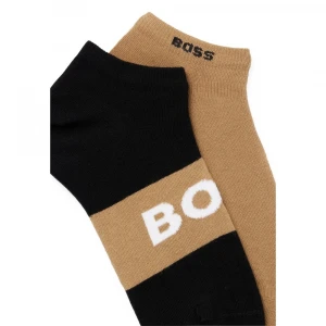 Носки Boss Two-Pack of Ankle-Length Socks with Logo Details