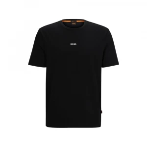 Футболка Boss Relaxed-Fit T-Shirt in Stretch Cotton with Logo Print 4