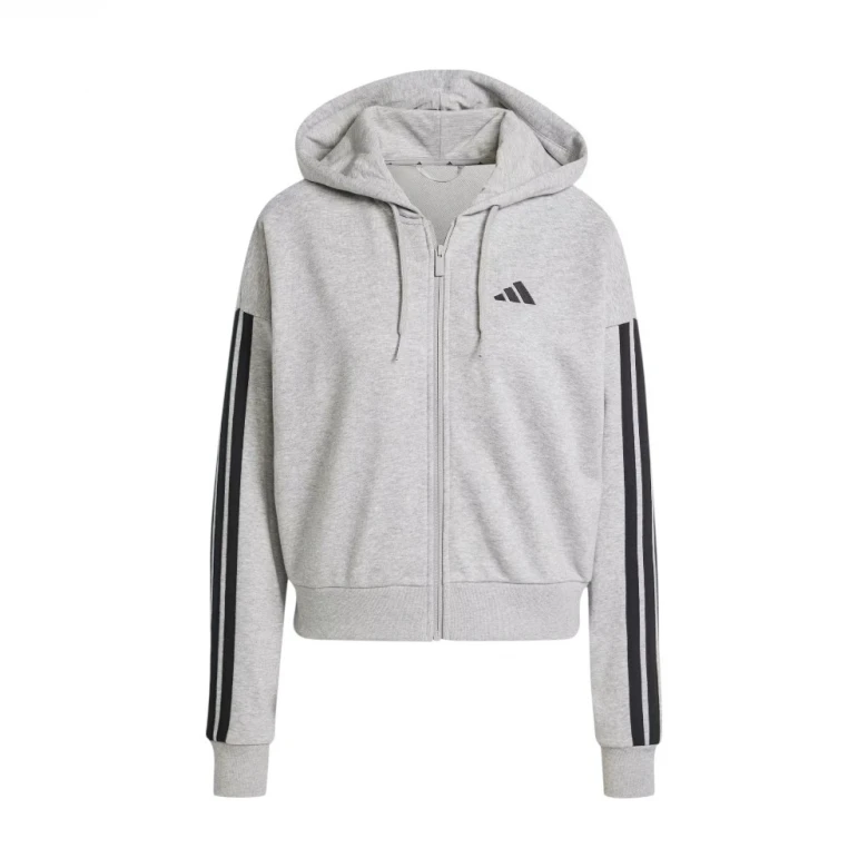 Толстовка Adidas Essentials 3-Stripes French Terry Full-Zip Hoodie 5