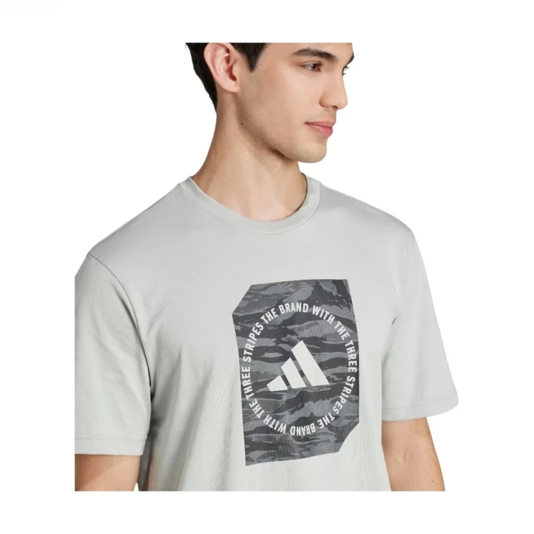 Футболка Adidas Camiseta Estampada Camo Shape 3