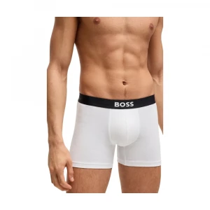 Трусы Boss Three-Pack Of Logo-Waistband Boxer Briefs In Stretch Cotton 3