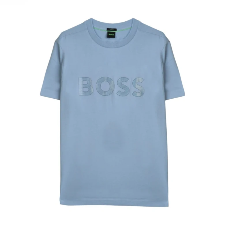 Футболка Boss Stretch-Cotton T-Shirt With Large Logo