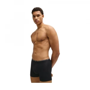 Трусы Boss Three-Pack Of Stretch-Jersey Boxer Briefs With Logos 4