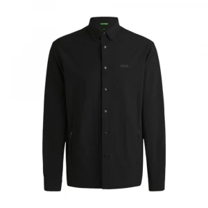 Рубашка Boss Relaxed-Fit Overshirt In Water-Repellent Stretch Fabric