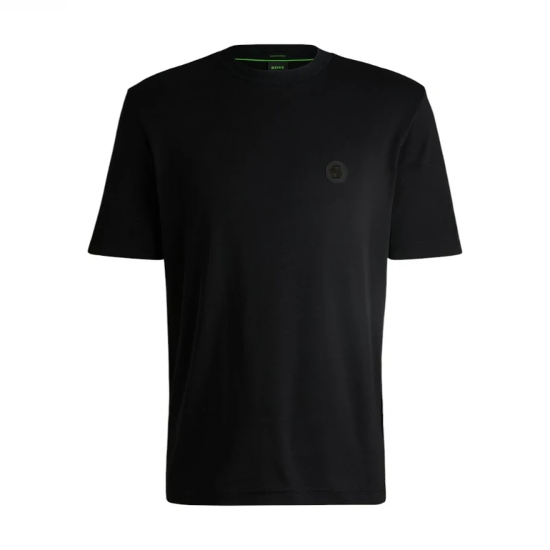 Футболка Boss Thermo-regulating T-shirt In Cotton With Double B Monogram 4