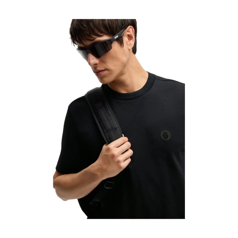 Футболка Boss Thermo-regulating T-shirt In Cotton With Double B Monogram 2
