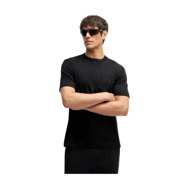 Футболка Boss Thermo-regulating T-shirt In Cotton With Double B Monogram