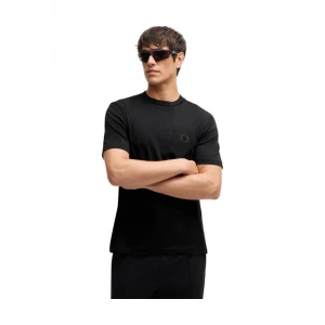Футболка Boss Thermo-regulating T-shirt In Cotton With Double B Monogram