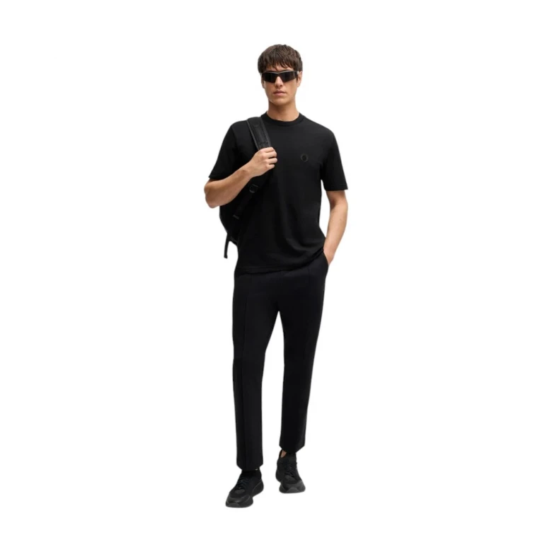 Футболка Boss Thermo-regulating T-shirt In Cotton With Double B Monogram 3