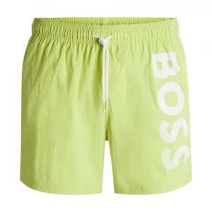 Шорты Boss Contrast-logo Swim Shorts In Quick-drying Fabric 3