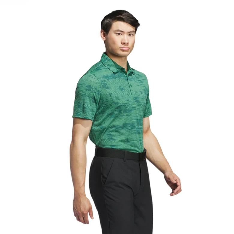 Adidas Ultimate 365 Textured Stripe Polo Shirt 2