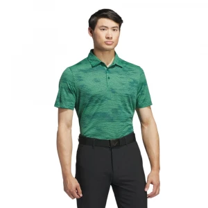 Adidas Ultimate 365 Textured Stripe Polo Shirt