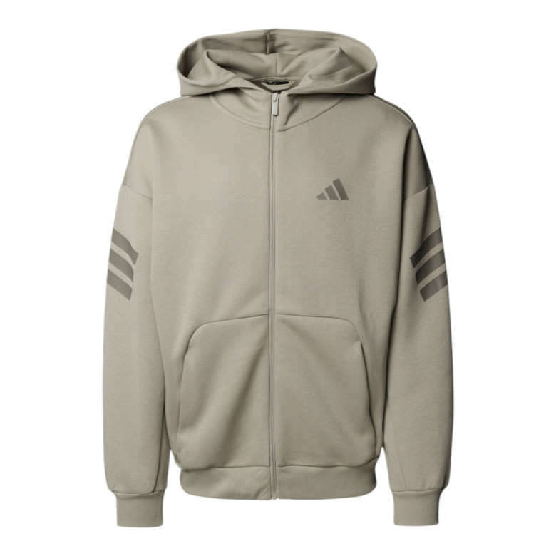 Sudadera Con Gorro Future Icons 3 Franjas Cierre Frontal 4