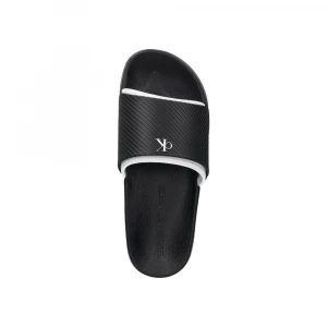 Шлепки Calvin Klein Slide Rubber Neoprene Text 1