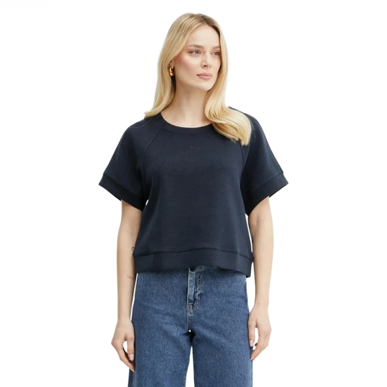 Футболка Boss Bonded-Jersey T-Shirt With Embroidered Script Logo