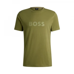Boss paxta-jersey T-shirti, SPF 50+ UV Himoyasi Bilan 2