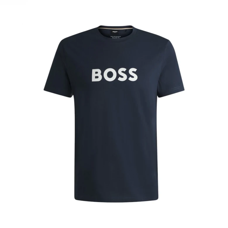 Cotton-jersey T-shirt with SPF 50+ UV protection 2