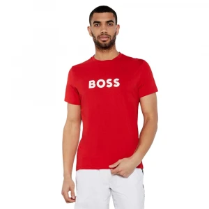 Cotton-jersey T-shirt with SPF 50+ UV protection