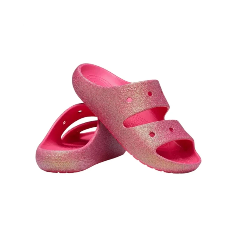 Шлепки Crocs Classic Iridescent Glttr 2