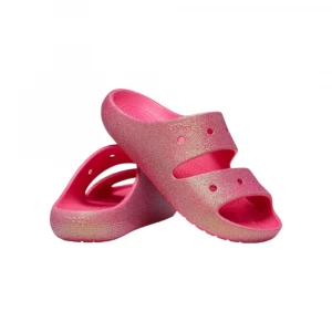 Шлепки Crocs Classic Iridescent Glttr 2