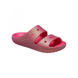 Шлепки Crocs Classic Iridescent Glttr 4