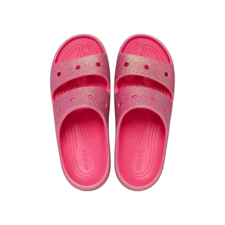 Шлепки Crocs Classic Iridescent Glttr 3
