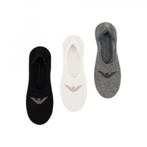 Носки EA7 Emporio Armani 3-Pack Footie Socks