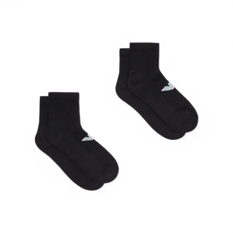 Носки EA7 Emporio Armani Two-Pack Of Terrycloth Socks With Eagle Logo