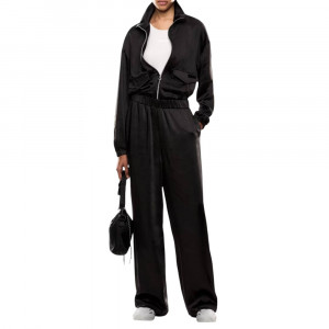 Брюки EA7 Emporio Armani Precious Satin-Effect Fabric Trousers 4