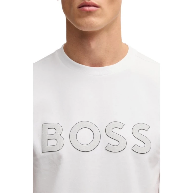 Stretch-Cotton T-Shirt With Large Logo 3