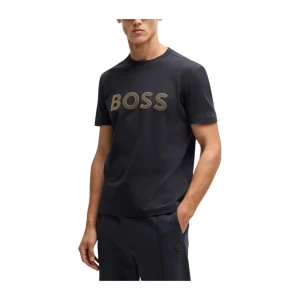 Футболка Boss Stretch-Cotton T-Shirt With Large Logo