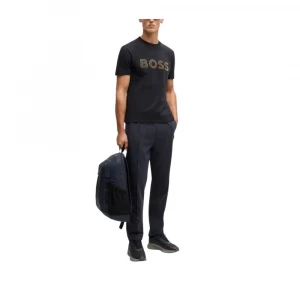 Футболка Boss Stretch-Cotton T-Shirt With Large Logo 3