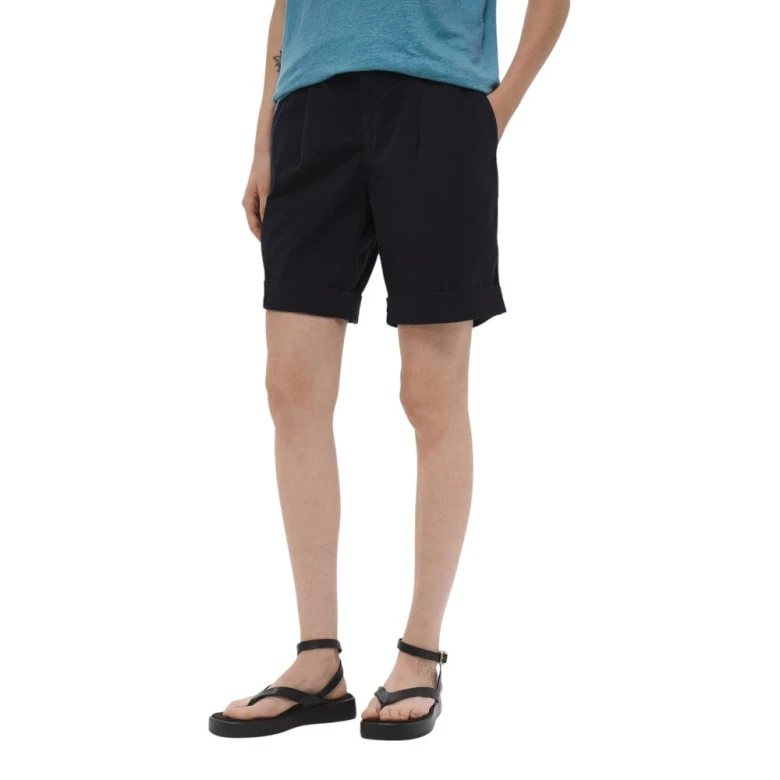 Шорты Boss Relaxed-Fit High-Rise Shorts in Stretch Cotton