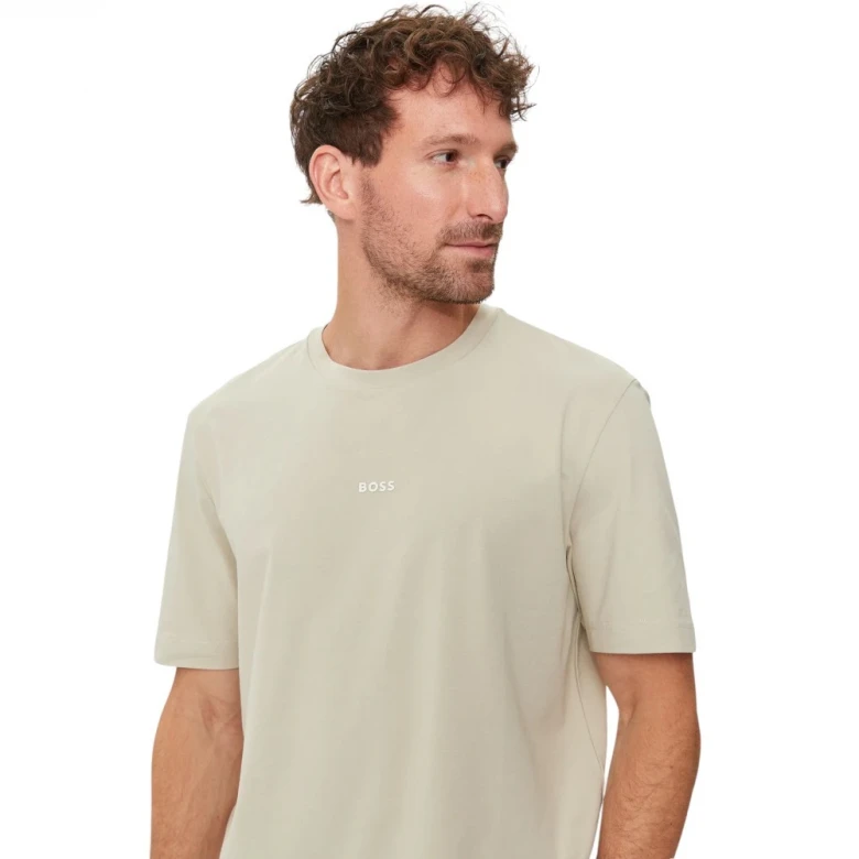 Футболка Boss Relaxed-Fit T-Shirt in Stretch Cotton with Logo Print 2